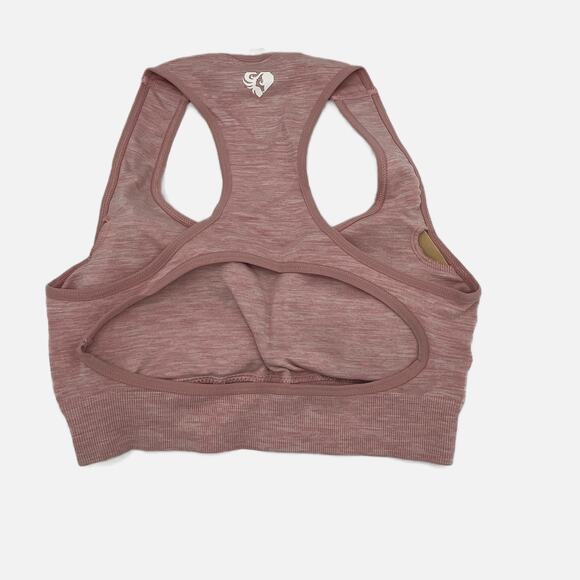 Women's Best Move Seamless Sports Bra in Light Pink Marl Size X-Small - Picture 8 of 10